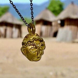 Tribal Mask Necklace